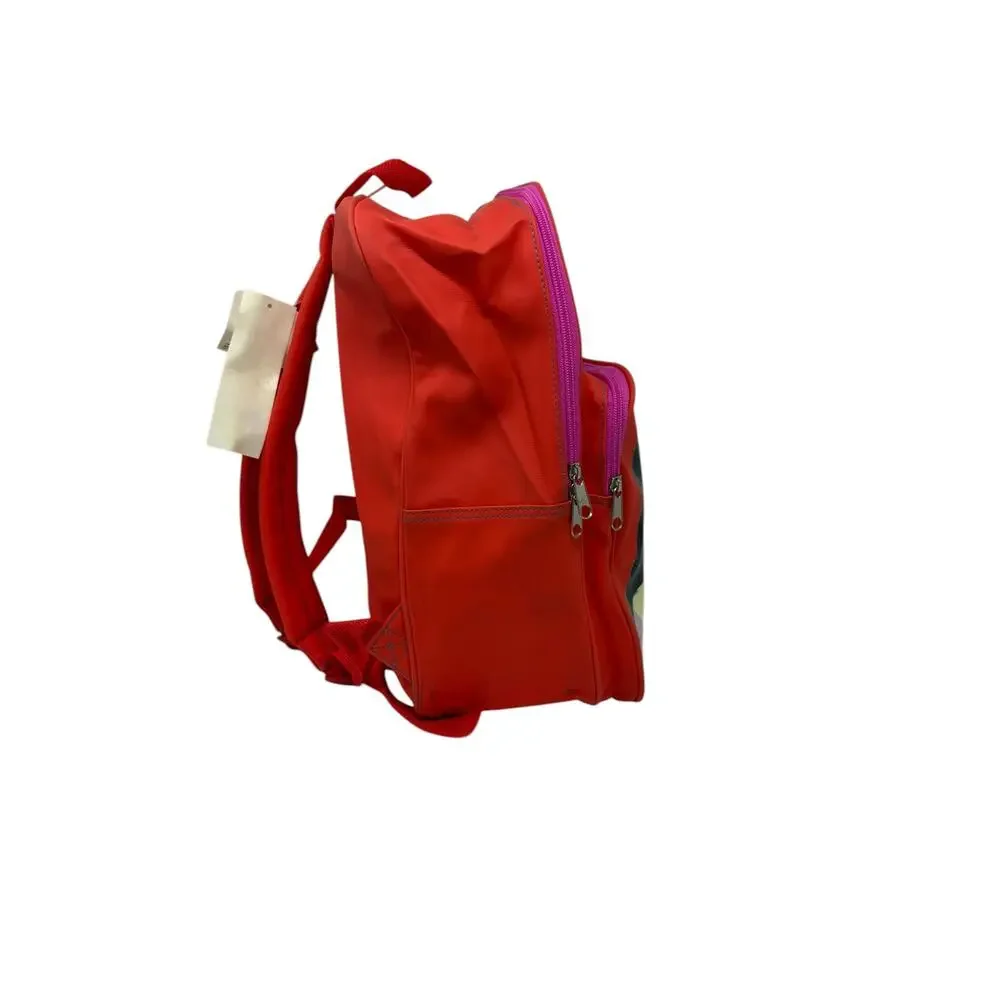 Vintage 2001 Barbie Backpack Pink Red Floral Graphic School Bag‎ NWT